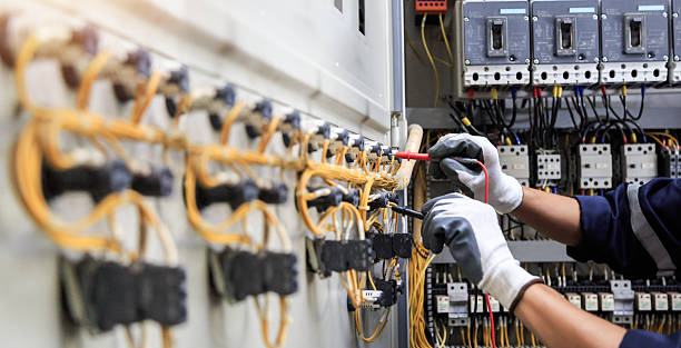 Professional Electrician technician working in Springville, VA